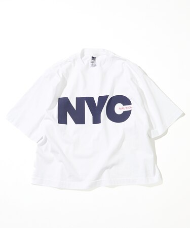Made in U.S.A ヘビーウェイト オーバーサイズ クルーネック プリントTシャツ type 3