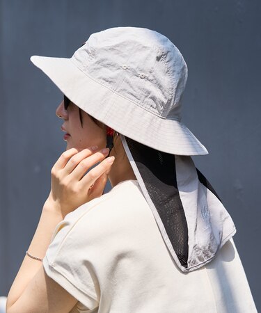 NYLON TUSSER SUNSHADE HAT