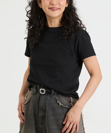 アイレット ミニ裏毛 ショートスリーブ Tシャツ