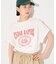 フラワープリントTシャツ
