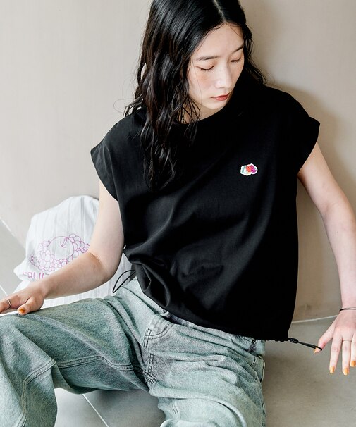 別注 ドロスト フレンチスリーブTシャツ