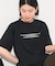 箔プリント ロゴTシャツ