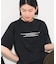 箔プリント ロゴTシャツ