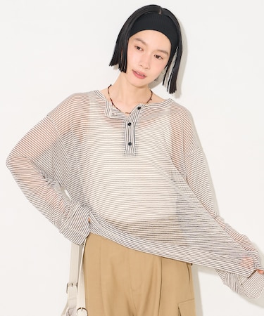 ヘンリーシアーボーダープルオーバー