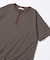 マルチボーダー ヘンリーネック 半袖Tシャツ