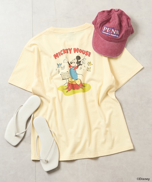 MICKEY MOUSE】レトロ バックプリントTシャツ｜フリークスストアの通販