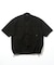 ワイドシルエット オーバーダイ S/S ワークシャツ
