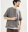 シアーニット＆コットンTシャツ レイヤードセット