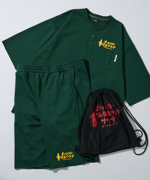サウナ田ヒロユキ FREAK'S STORE限定！SAUVENIR 館内着 サウナ田ヒロユキ × SAUVENIR × FREAK'S STORE 別注 KANNAIGI