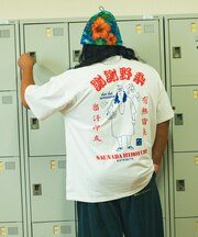 サウナ田ヒロユキ × SAUVENIR × FREAK'S STORE 別注 オールナイト野良サウナ バックデザイン ショートスリーブTシャツ