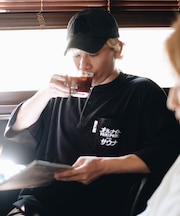 PARI PARI apt.×SAUVENIR×FREAK'S STORE 別注 オールナイトサウナ KANNAIGI ナップサック付きパイルセットアップ