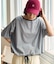 ワイド ドロスト ボーダーTシャツ