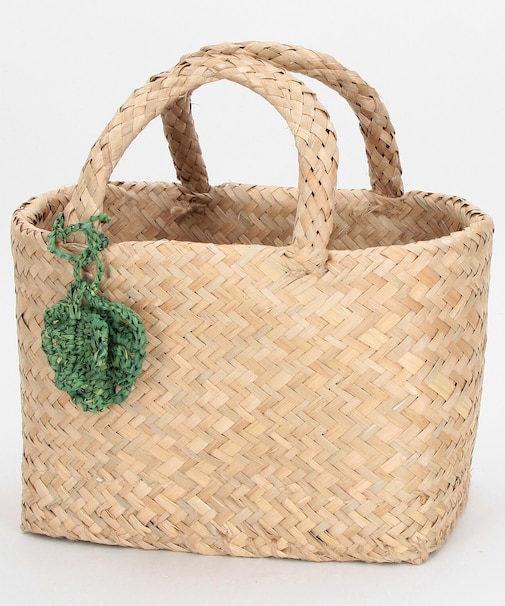 別注 チャーム付き BASIC SEAGRASS TOTE