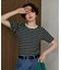 別注 Panel Rib Half Sleeve Tee