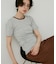 別注 Panel Rib Half Sleeve Tee