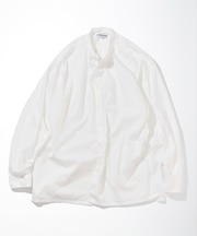 Broadcloth Band Collar Shirt