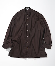 Broadcloth Band Collar Shirt