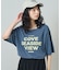ルーズネック ピグメントロゴTシャツ