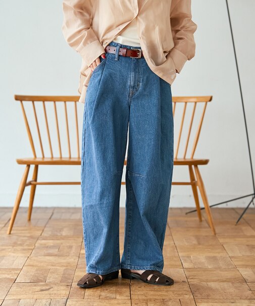 別注 TUCK CURVE WIDE DENIM