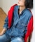 別注 FRILL COLLAR DENIM SHIRTS