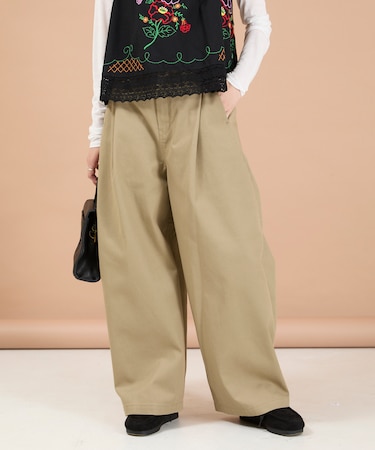 Dickies 別注 カーブワイドパンツ