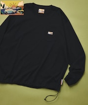 FREAK'S STORE for BEACH & FES リラックスフィット ワンポイントロゴ スピンドル ロングスリーブTシャツ
