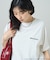 ”HELLO KITTY' 目隠し コミックプリントTシャツ
