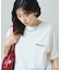 ”HELLO KITTY' 目隠し コミックプリントTシャツ