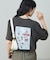 ”HELLO KITTY' 目隠し コミックプリントTシャツ