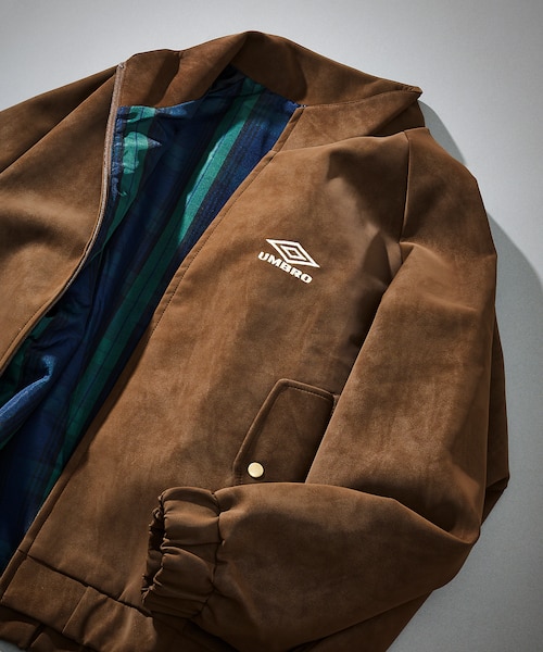 umbro × FREAK'S STORE 別注 ブラッシュド スタンドカラー ブルゾン