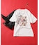 ”HELLO KITTY' Giddy Upコラージュ プリントTシャツ