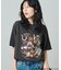 ”HELLO KITTY' Giddy Upコラージュ プリントTシャツ