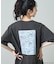”CINNAMOROLL” 目隠し コミック柄 プリントTシャツ