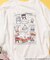 ”HAPIDANBUI” 目隠しコミック柄 プリントTシャツ