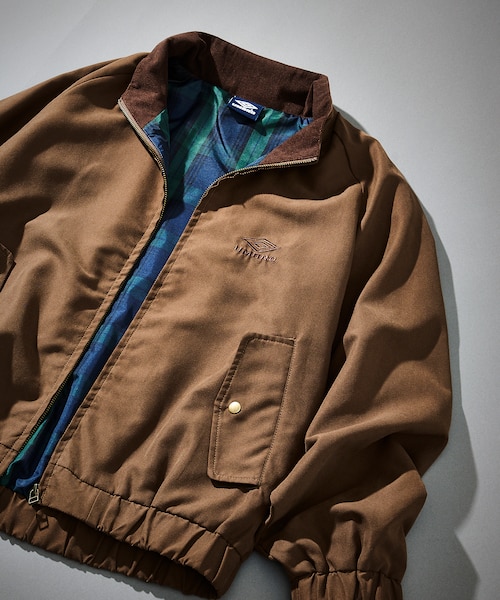 umbro × FREAK'S STORE 別注 ツイル スタンドカラー ブルゾン