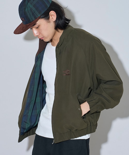 umbro × FREAK'S STORE 別注 ツイル スタンドカラー ブルゾン