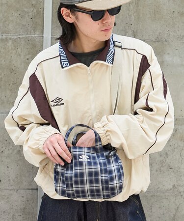 umbro × FREAK'S STORE  別注 フランネル ミニボストンバッグ