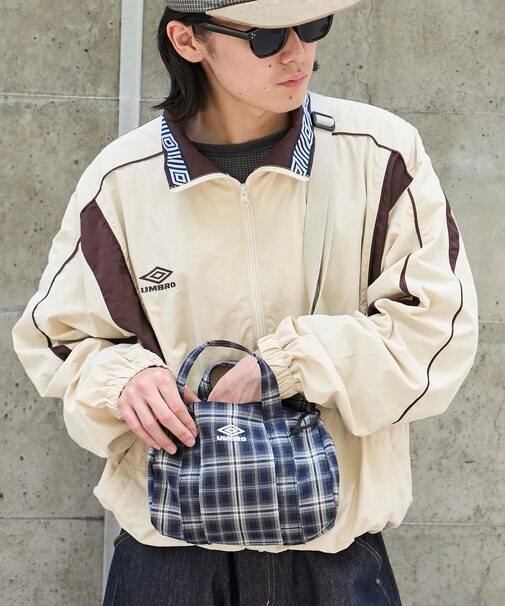 umbro × FREAK'S STORE  別注 フランネル ミニボストンバッグ