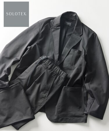 リラックスフィット 2Bジャケット セットアップ Fabric by SOLOTEX(R)
