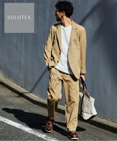 リラックスフィット 2Bジャケット セットアップ Fabric by SOLOTEX(R)