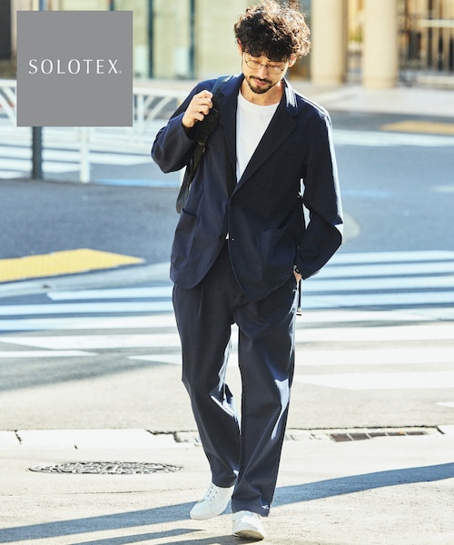 リラックスフィット 2Bジャケット セットアップ Fabric by SOLOTEX(R