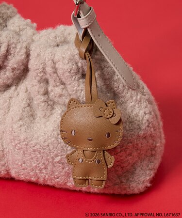 ”HELLO KITTY'レザレット マスコット チャーム