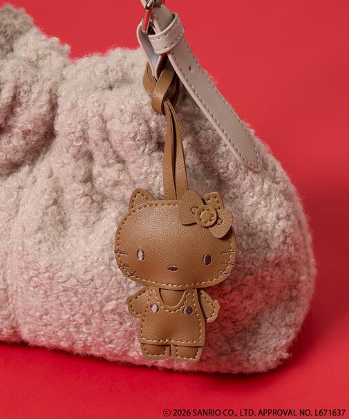 ”HELLO KITTY'レザレット マスコット チャーム