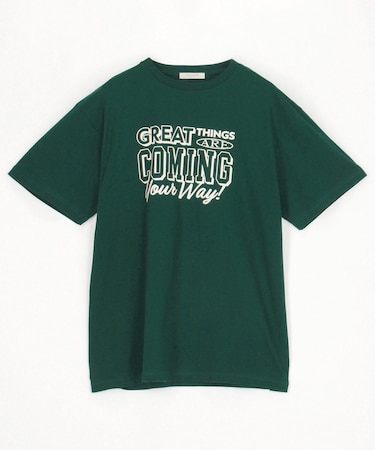 メッセージ ロゴTシャツ(Great Things)