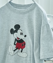 【MICKEY MOUSE】 Leopard Tシャツ/ミッキーマウス