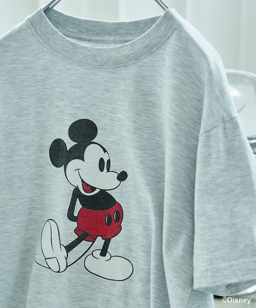 【MICKEY MOUSE】  Leopard  Tシャツ/ミッキーマウス