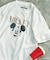 【MICKEY MOUSE】 Leopard logo Tシャツ/ミッキーマウス