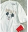【MICKEY MOUSE】 Leopard logo Tシャツ/ミッキーマウス