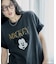 【MICKEY MOUSE】 Leopard logo Tシャツ/ミッキーマウス