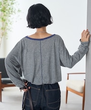シアーボーダーリンガーTシャツ